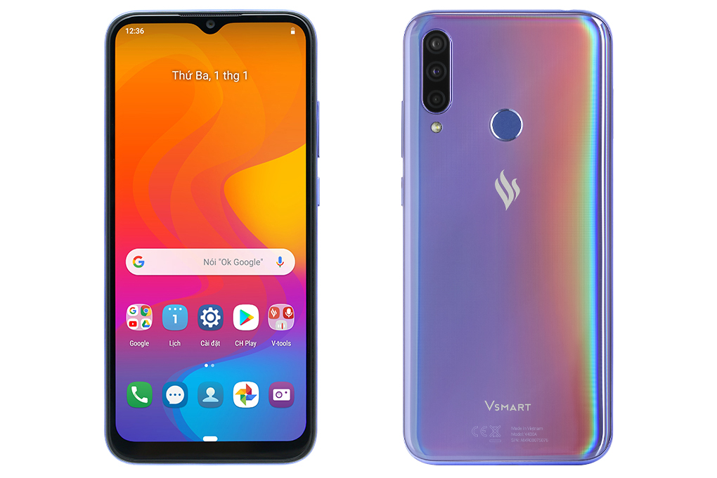Điện thoại Vsmart Joy 3 (4GB/64GB) Màu Tím