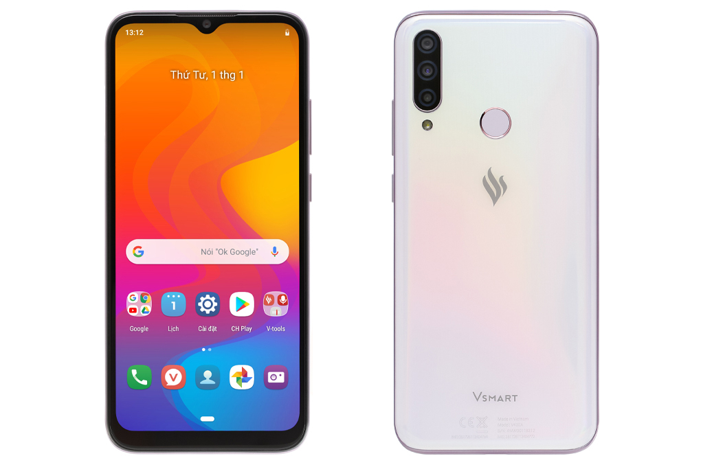 Điện thoại Vsmart Joy 3 (4GB/64GB) Màu Trắng