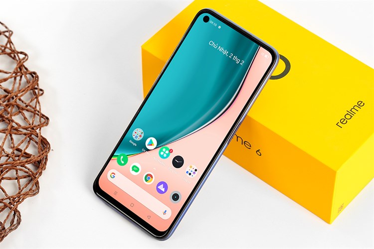 Điện thoại realme 6 (8GB/128GB) Màu Xanh Dương