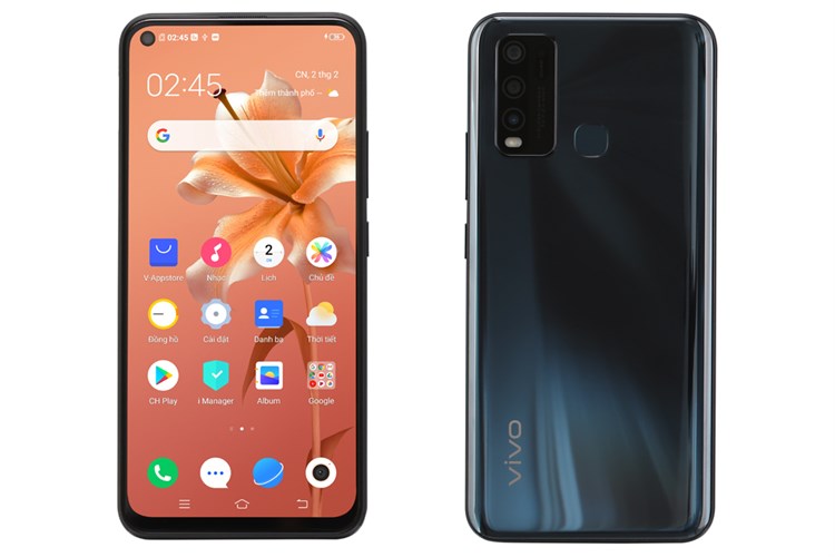 Điện thoại Vivo Y50 Màu Đen