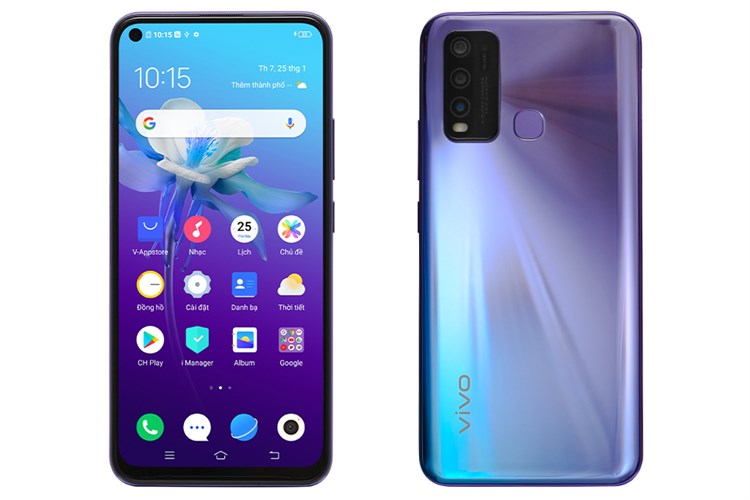 Điện thoại Vivo Y50 Màu Xanh Dương