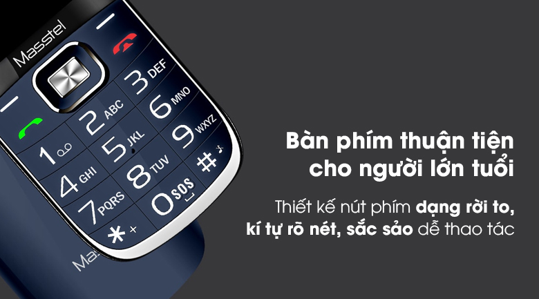 Điện thoại Masstel Fami P20