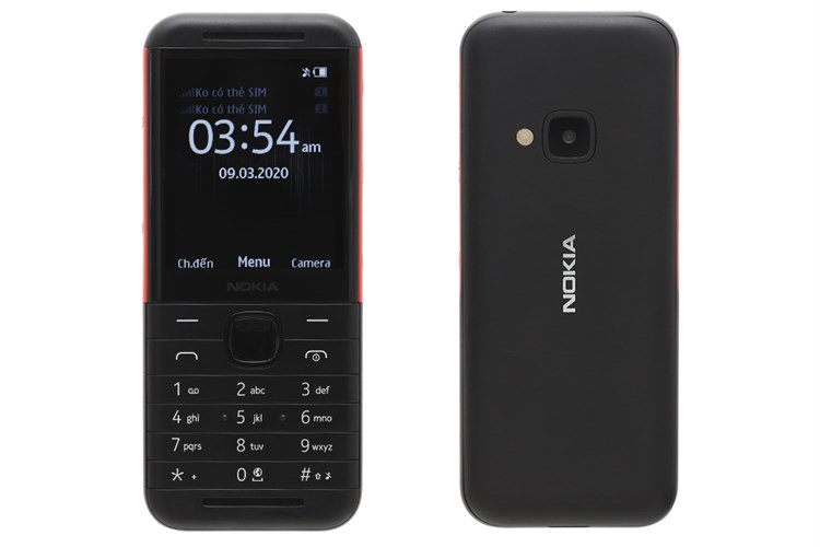 Điện thoại Nokia 5310 (2020) Màu Đen - Đỏ