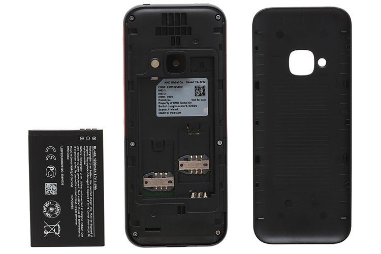 Điện thoại Nokia 5310 (2020) Màu Đen - Đỏ