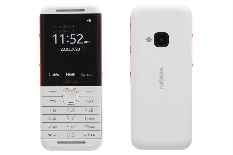 Điện thoại Nokia 5310 (2020) Màu Trắng - Đỏ