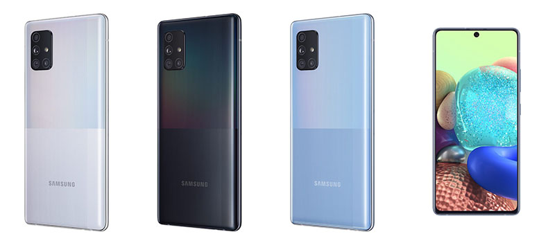 Điện thoại Samsung Galaxy A71 5G | Thiết kế màn hình tràn viền Infinity kích thước lớn