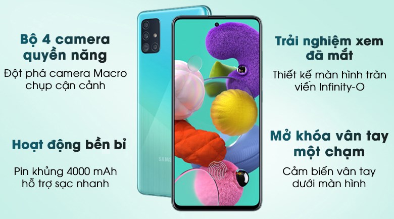 Điện thoại Samsung Galaxy A51 (8GB/128GB)