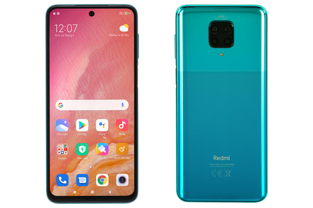 Điện thoại Xiaomi Redmi Note 9 Pro (6GB/64GB) Màu Xanh lá