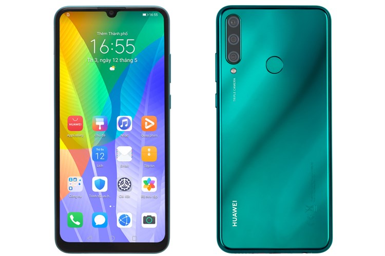 Điện thoại Huawei Y6p (Nền tảng Huawei Mobile Service) Màu Xanh lá
