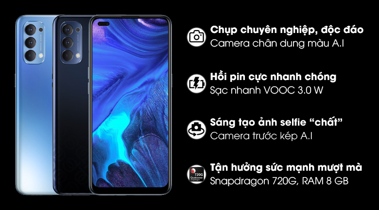 OPPO Reno4 - Cập nhật thông tin, cấu hình, đánh giá