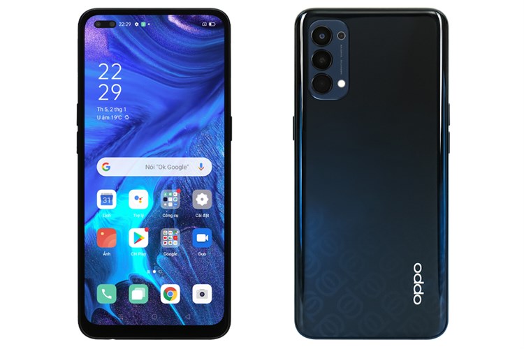 Điện thoại OPPO Reno4 Màu Đen