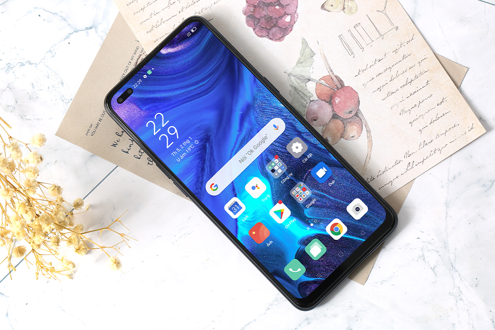 Điện thoại OPPO Reno4 Màu Đen