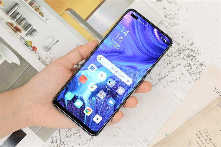 Điện thoại OPPO Reno4 Màu Xanh Dương