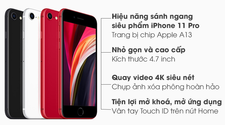 iPhone SE 128GB (2020) - Chính hãng, trả góp - dienmayxanh.com