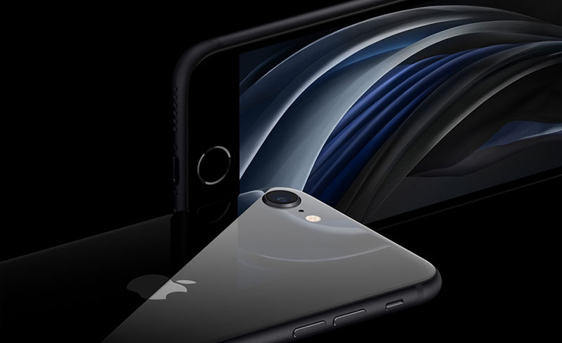 Điện thoại Apple iPhone SE 2020 | Nhận biết nhờ logo Apple đặt ngay chính giữa Điện thoại Apple iPhone SE 2020 | Nhận biết nhờ logo Apple đặt ngay chính giữa
