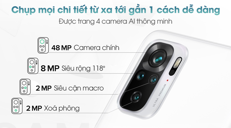 Điện thoại Xiaomi Redmi Note 10 (6GB/128GB)