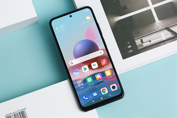 Điện thoại Xiaomi Redmi Note 10 (6GB/128GB) Màu Xám