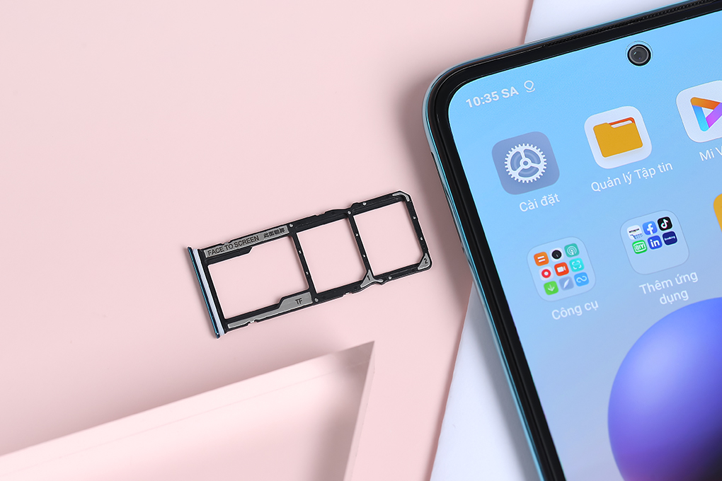 Điện thoại Xiaomi Redmi Note 10 (6GB/128GB) Màu Xanh lá