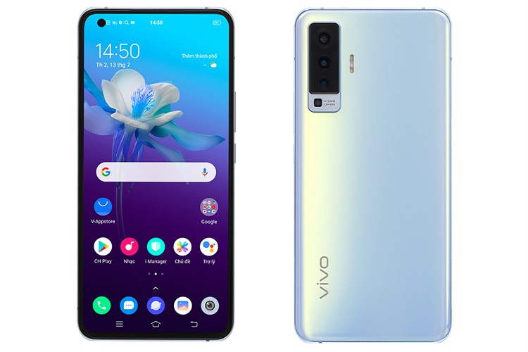 Điện thoại Vivo X50 Màu Xanh Dương