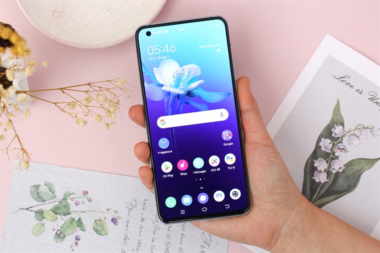 Điện thoại Vivo X50 Màu Xanh Dương