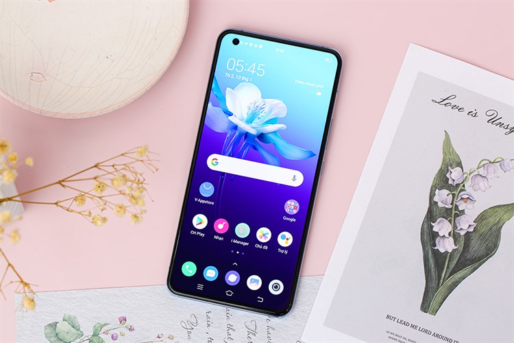 Điện thoại Vivo X50 Màu Xanh Dương