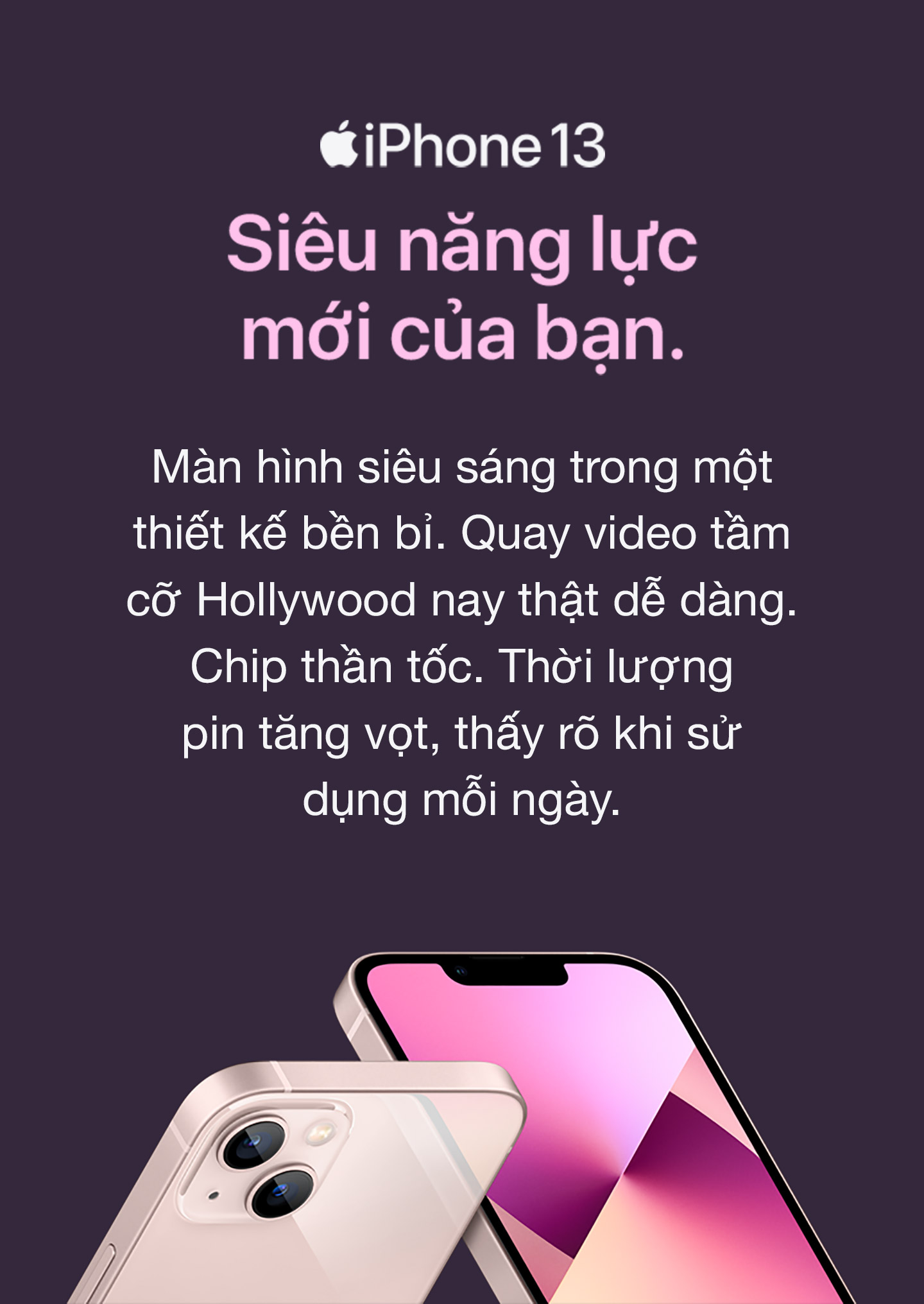 iPhone 13 Tính Năng & Thông Số Kỹ Thuật