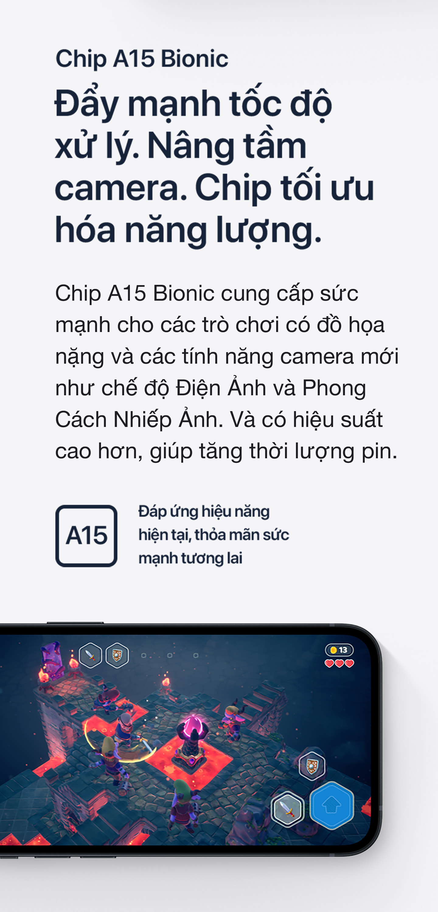 iPhone 13 Chip A15 Bionic