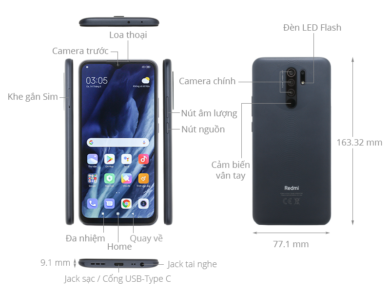 Xiaomi Redmi 9 (3GB/32GB)