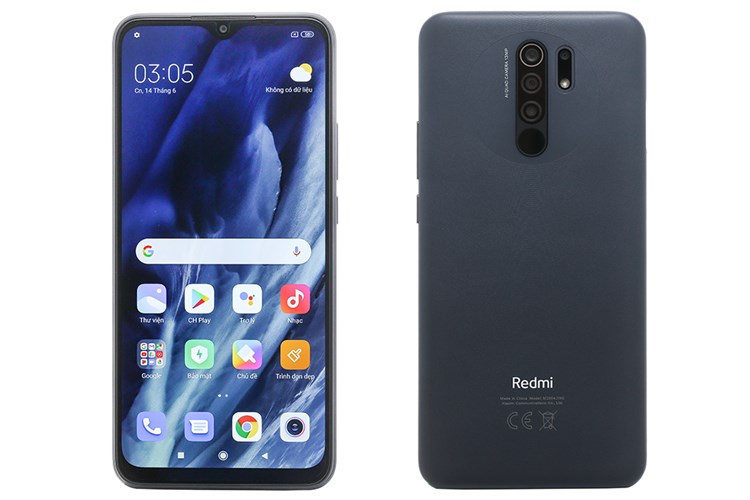 Điện thoại Xiaomi Redmi 9 (3GB/32GB) Màu Xám
