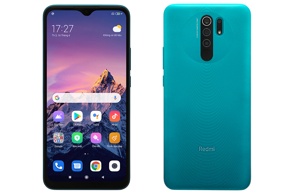 Điện thoại Xiaomi Redmi 9 (3GB/32GB) Màu Xanh lá