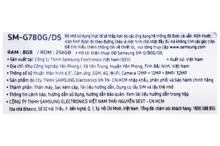 Điện thoại Samsung Galaxy S20 FE (8GB/256GB)