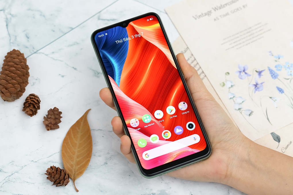 Điện thoại realme C11 Màu Xanh lá