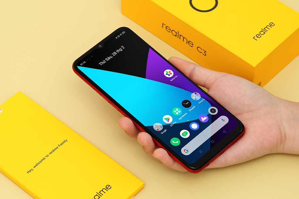 Điện thoại realme C3 (3GB/64GB) Màu Đỏ