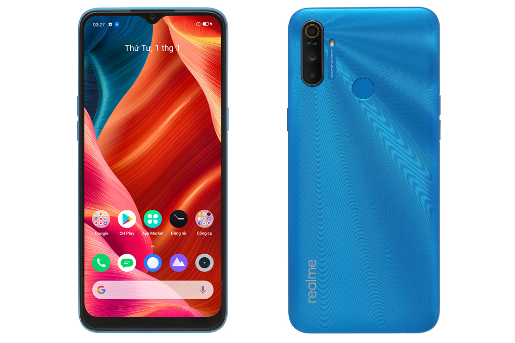 Điện thoại realme C3 (3GB/64GB) Màu Xanh Dương