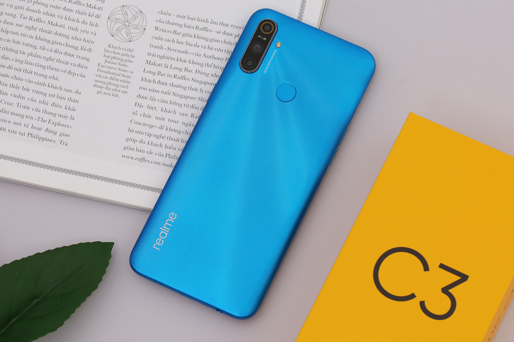 Điện thoại realme C3 (3GB/64GB) Màu Xanh Dương