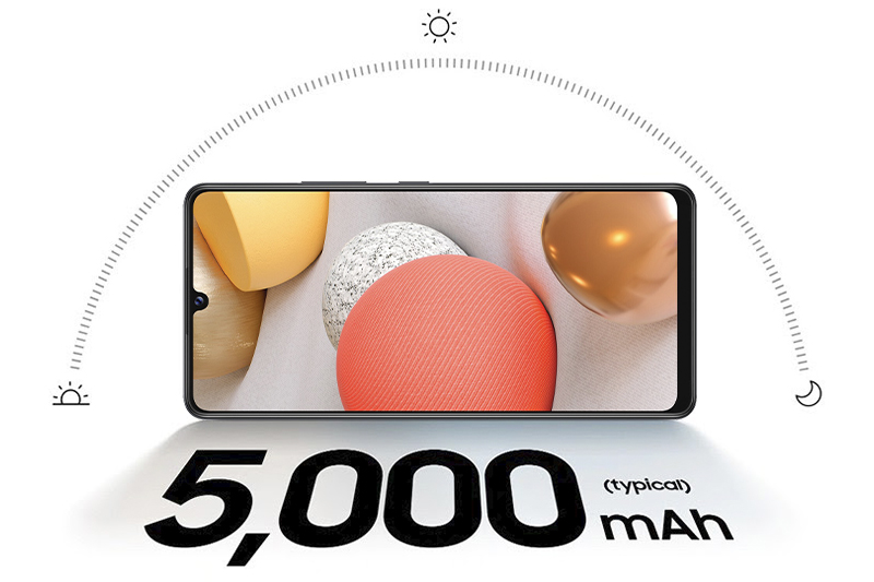 Trang bị viên pin trâu cùng công nghệ sạc nhanh 15W | Samsung Galaxy A42 5G