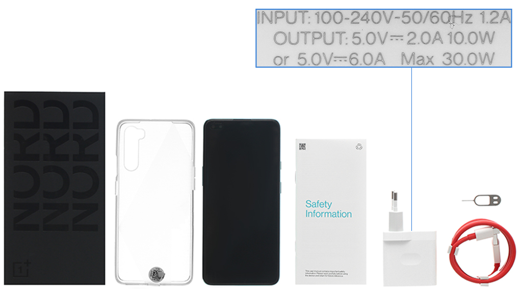 Bộ sản phẩm gồm: Hộp, Sách hướng dẫn, Cây lấy sim, Ốp lưng, Cáp Type C, Củ sạc nhanh rời đầu Type A