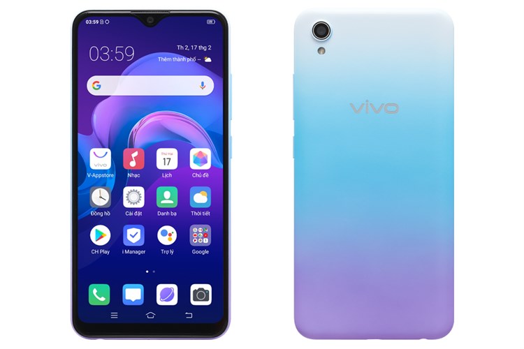 Điện thoại Vivo Y1s Màu Xanh Dương