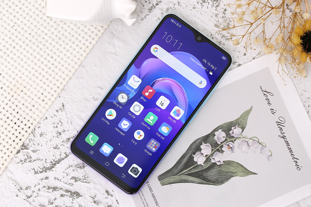 Điện thoại Vivo Y1s Màu Xanh Dương