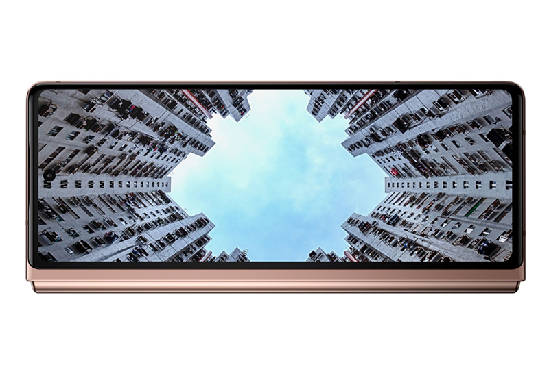 Samsung Galaxy Z Fold 2 | Màn hình phụ với thiết kế tràn viền Infinity-O Samsung Galaxy Z Fold 2 | Màn hình phụ với thiết kế tràn viền Infinity-O