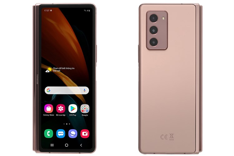 Điện thoại Samsung Galaxy Z Fold2 5G Màu Vàng đồng