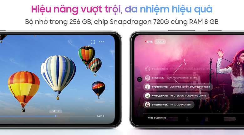 Điện thoại Samsung Galaxy A72