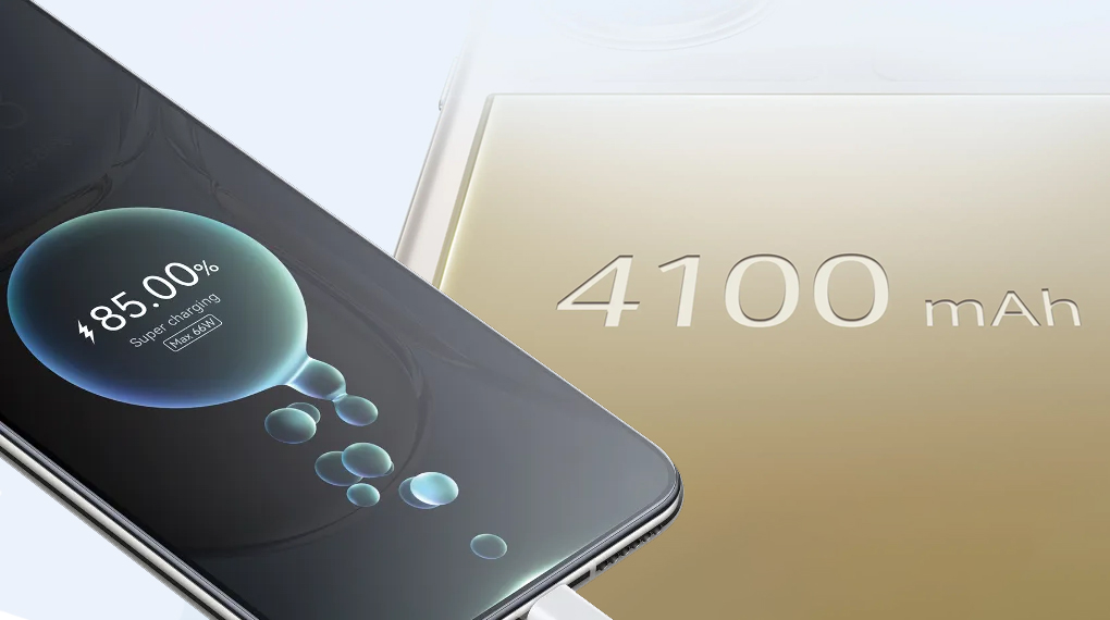 Dung lượng pin 4100 mAh - Huawei P50