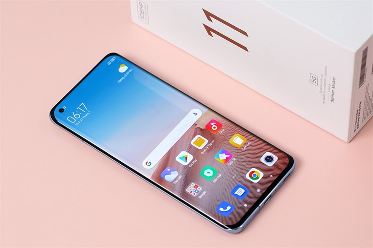 Điện thoại Xiaomi Mi 11 5G Màu Xanh Dương