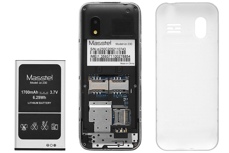 Điện thoại Masstel IZI 230 Màu Vàng