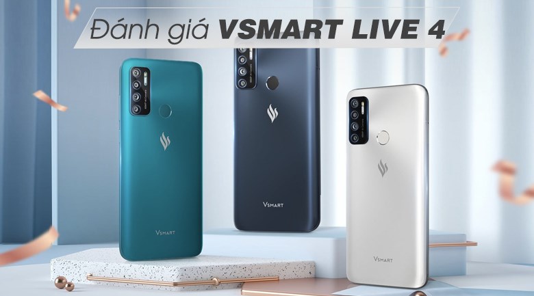 Chiếc điện thoại Vsmart Live 4 4GB với 4 màu tuyệt đẹp sẽ khiến bạn phải trầm trồ ngay từ cái nhìn đầu tiên. Với thiết kế đẹp mắt và tính năng cực kỳ hấp dẫn, đây chắc chắn sẽ là lựa chọn hoàn hảo dành cho những ai mong muốn sở hữu một chiếc điện thoại thông minh đẳng cấp.