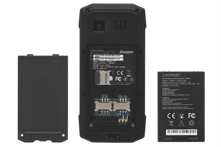 Điện thoại Energizer E100 Màu Đen