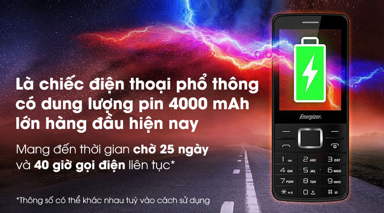 Điện thoại Energizer P20