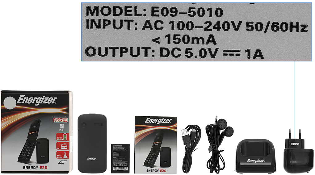 Bộ sản phẩm gồm: Hộp, Pin, Sách hướng dẫn, Dock sạc, Cáp microUSB, Củ sạc rời đầu Type A, Tai nghe dây đầu 3.5mm