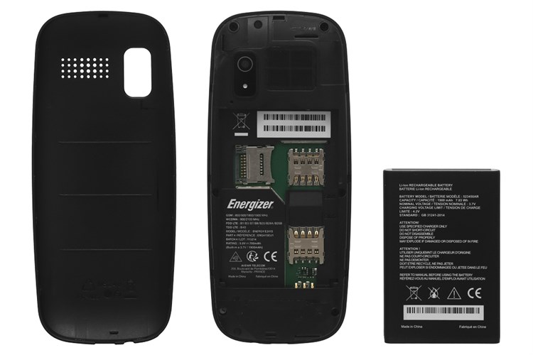 Điện thoại Energizer E241S Màu Đen